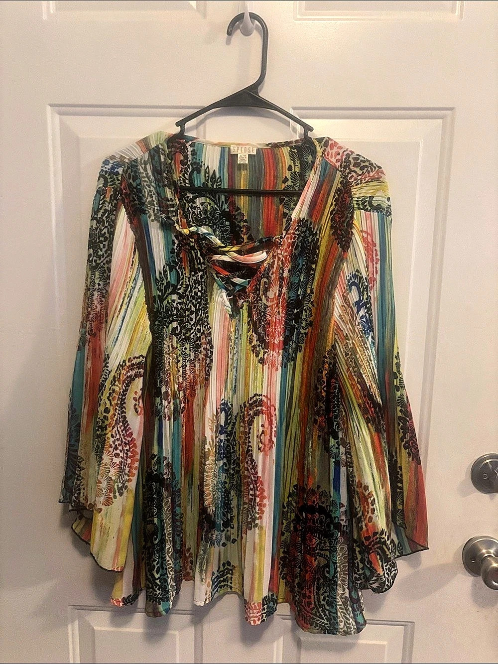 SPENSE Abstract Multicolor Tunic Size XL (16)
